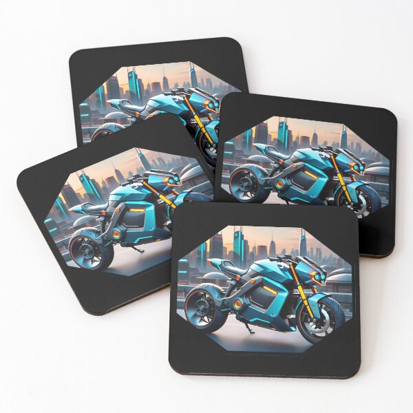 Item preview, Futuristic Fun The Electric Motorcycle Adventure designed and sold by TheArtOfPat.