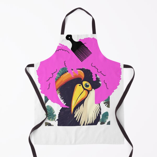 Item preview, retro afro toucan designed and sold by Yeyishop.