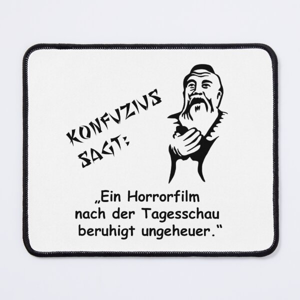Item preview, Confucius says: A horror film after the news designed and sold by ARTmanhART.