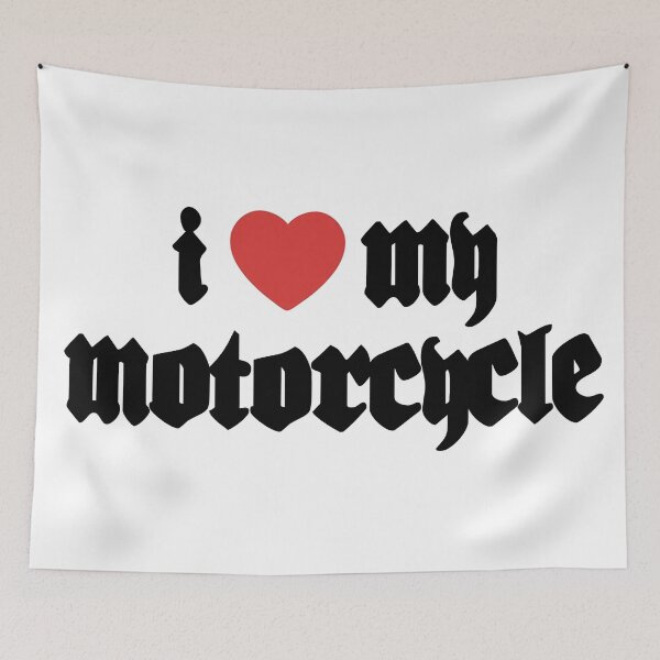 Item preview, I ❤️ My Motorcycle designed and sold by GraveDigHer.