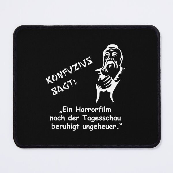 Item preview, Confucius says: A horror film after the news... designed and sold by ARTmanhART.