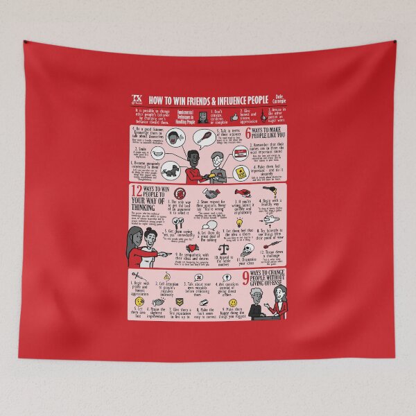Item preview, Visual Summary How to Win Friends & Influence People (Dale Carnegie) designed and sold by TKsuited.