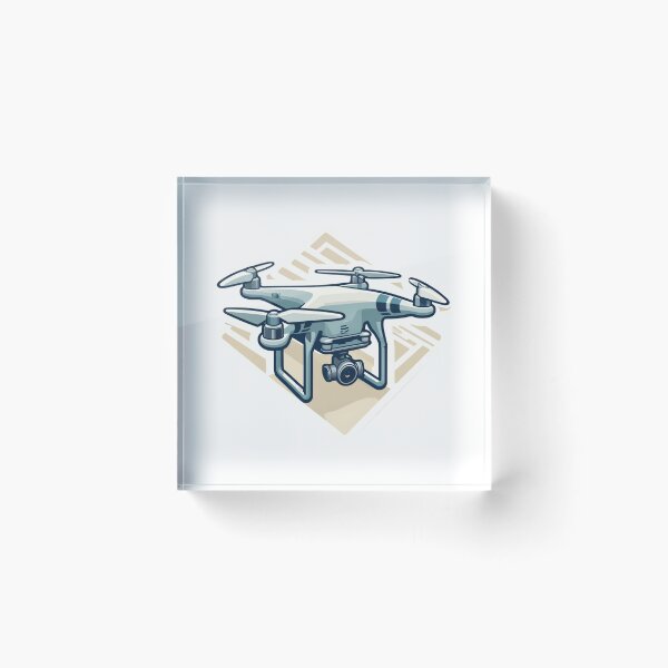 Item preview, Modern Flight: Sleek Drone Sticker designed and sold by DDDesigns24.