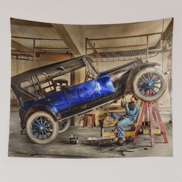 Item preview, Car - Garage - It's just how we did things 1919 designed and sold by Mike Savad Photography.