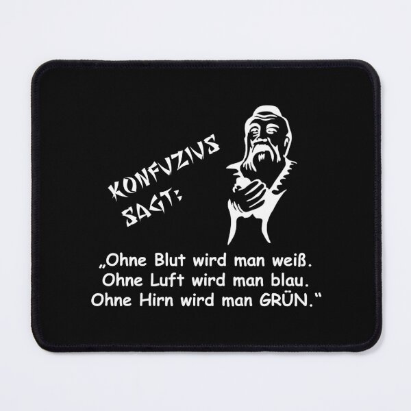 Item preview, Confucius says: Without blood one becomes white... designed and sold by ARTmanhART.