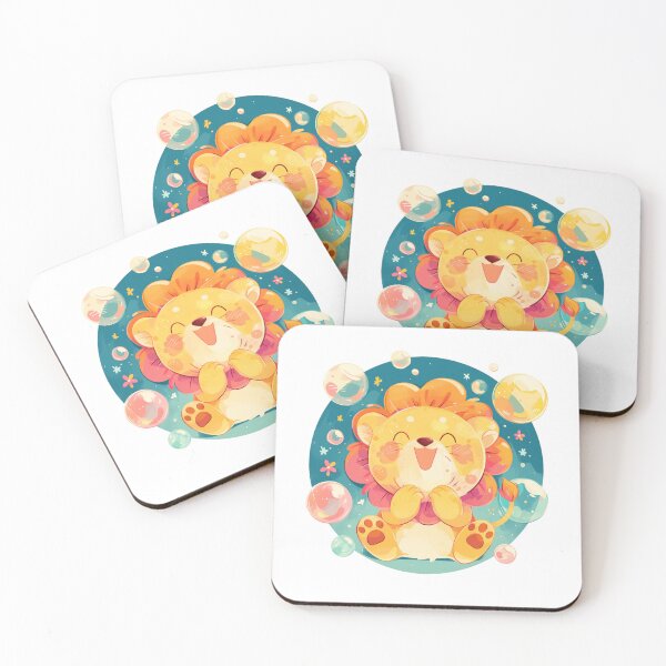 Item preview, Lion // Cute Lion art // Lions // children // Bubbles // Baby Lion designed and sold by SMARTKIT  DESIGNAGENCY.