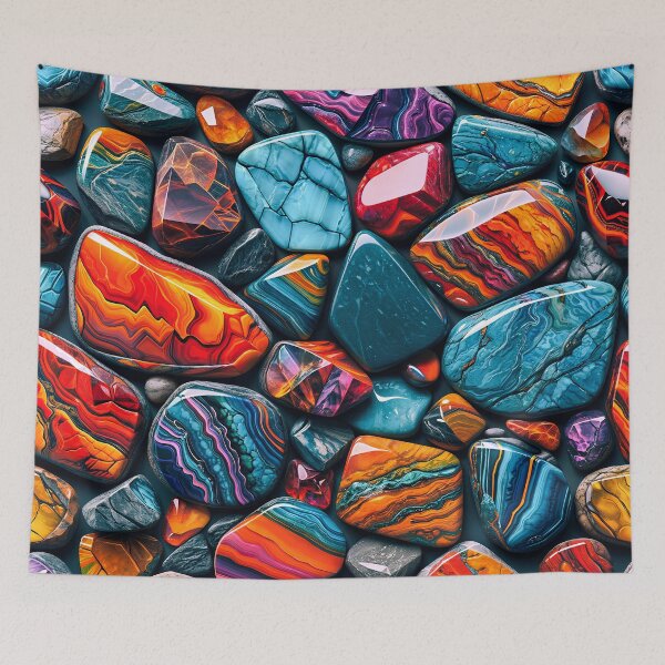 Item preview, Beautiful rocks with very intense and vibrant colors  designed and sold by PixelCraftDSG.