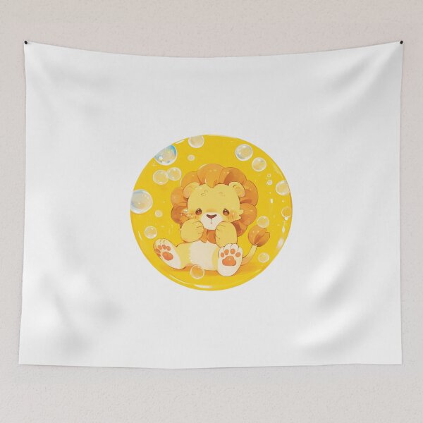 Item preview, Lion // Cute Lion art // Lions // children // Bubbles // Baby Lion designed and sold by SMARTKIT  DESIGNAGENCY.