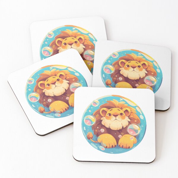 Item preview, Lion // Cute Lion art // Lions // children // Bubbles // Baby Lion designed and sold by SMARTKIT  DESIGNAGENCY.