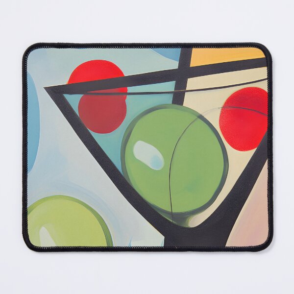 Item preview, Vivid Martini Dreams - Colorful Depiction with Whimsical Floating Spheres AI Generated designed and sold by OlfactoART Studio.