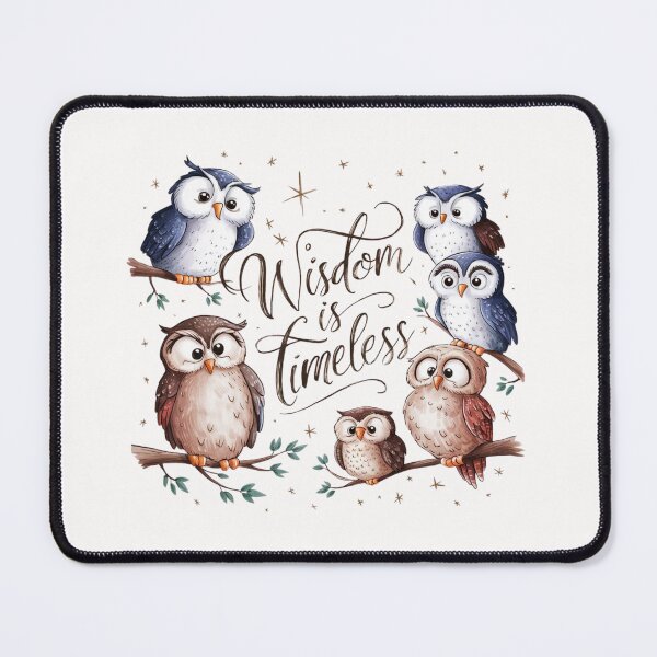 Item preview, Whimsical Owls: Wisdom is Timeless designed and sold by deluxedigital1.