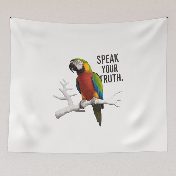 Item preview, Colorful Parrot: Speak Your Truth designed and sold by deluxedigital1.