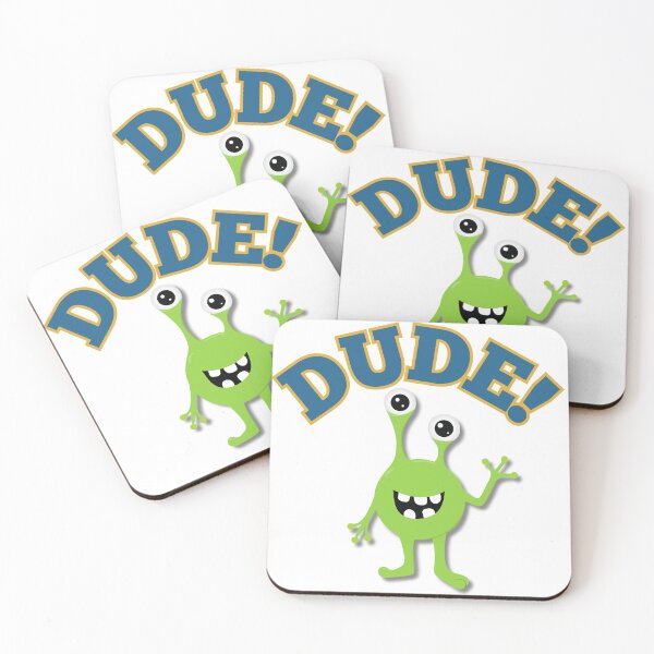 Item preview, Dude! Green Monster designed and sold by RedeemedDesigns.