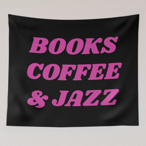 Item preview, Books coffee and Jazz  designed and sold by Inspirationmotivation.