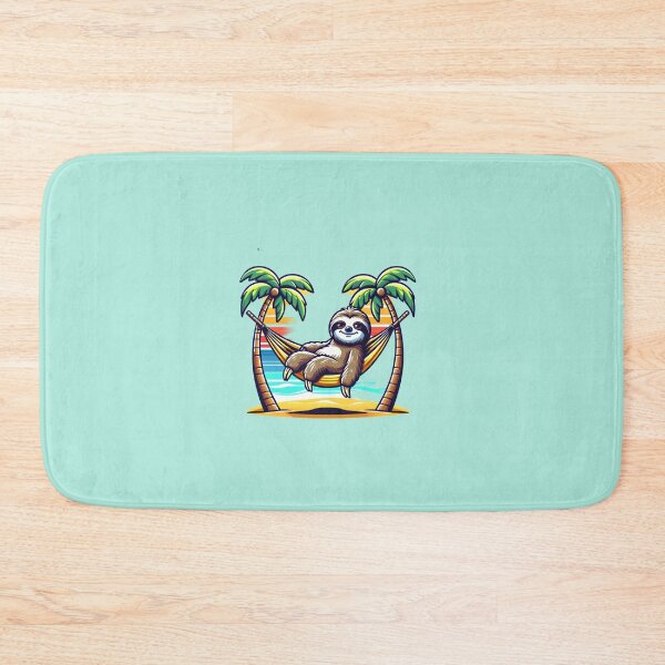Item preview, Tropical  Cute Sloth in a Hammock designed and sold by CarpanaBay.
