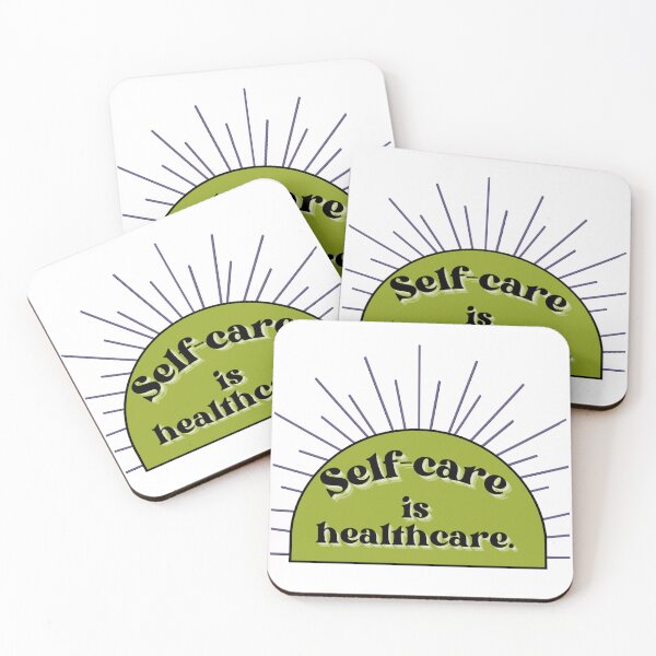 Item preview, Self-Care is Healthcare- Sunburst designed and sold by Mental Health America of Northeast Indiana.
