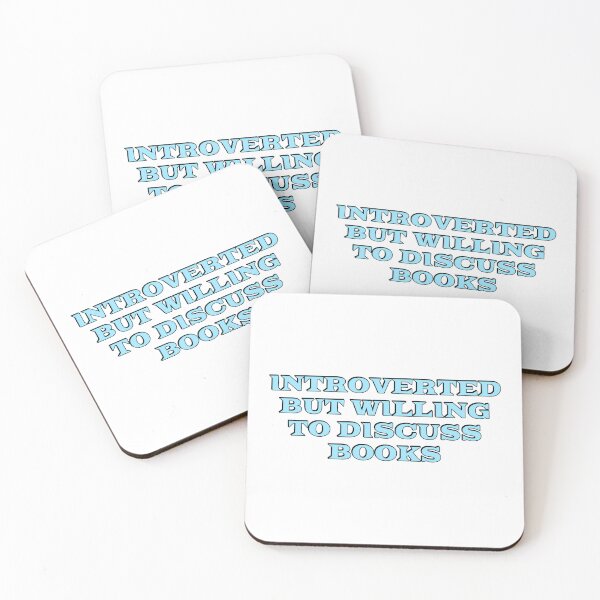 Item preview, Introverted but willing to discuss books designed and sold by Inspirationmotivation.