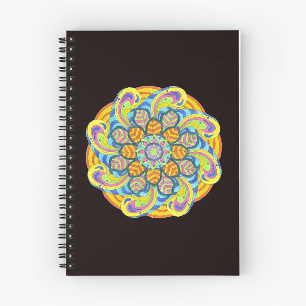 Item preview, A colorful mandala colored pencil drawing. designed and sold by Andy Dorsch.