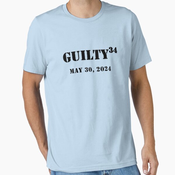 Item preview, DONALD TRUMP FOUND GUILTY 34 MAY 30, 2024 designed and sold by LoveAndDefiance.