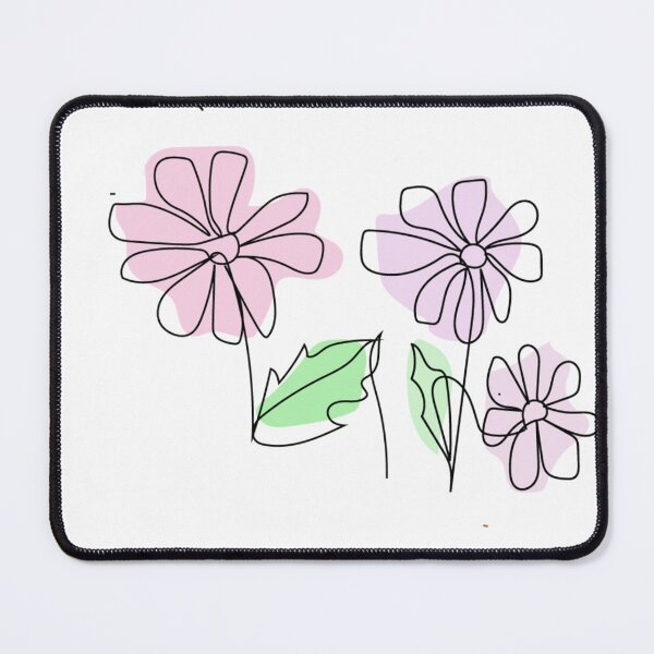 Item preview, line artwork of flowers designed and sold by Nature  Nblossom.