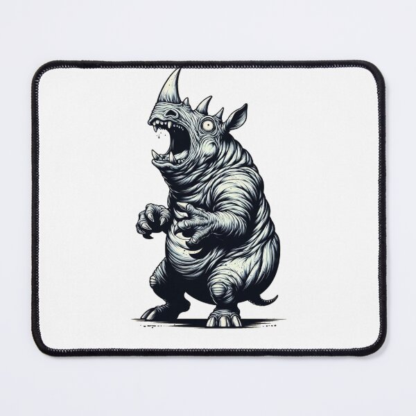 Item preview, "Rhino's Battle with Despair" designed and sold by Grimmethy.