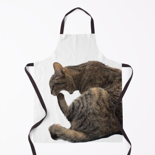 Item preview, Cat eating foot designed and sold by observation.