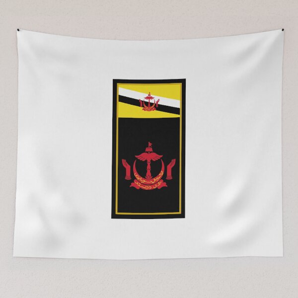 Item preview, Brunei Flag & Coat of arms designed and sold by adamst555.