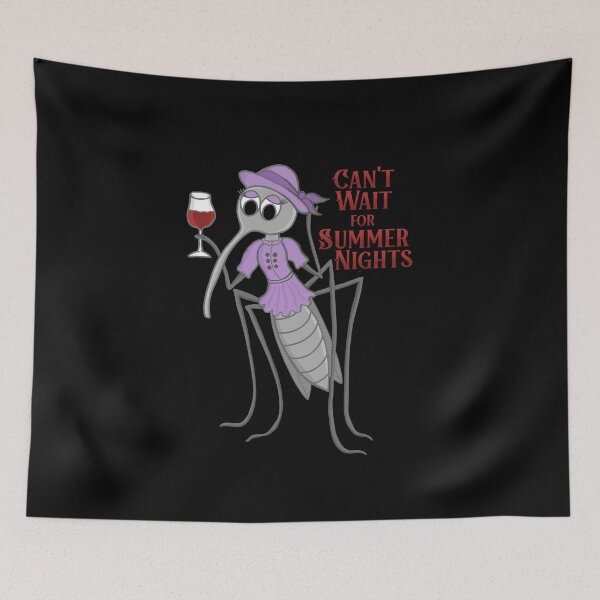 Item preview, Can't Wait For Summer Nights - Mosquito designed and sold by SeledineArt.