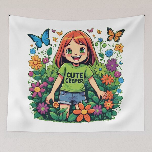Item preview, Cute Creeper designed and sold by Thompika.
