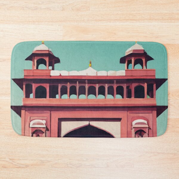 Artikelvorschau, Red Fort Delhi Mogul -Architektur Delhi City India entworfen und verkauft von TheJoeyStudio.