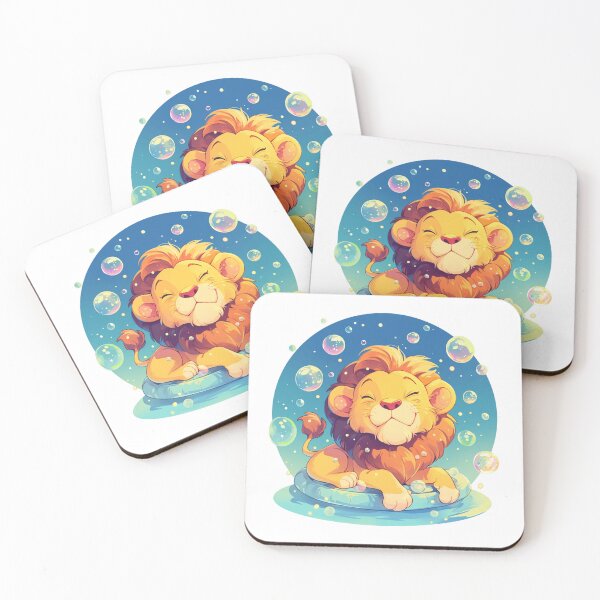 Item preview, Lion // Cute Lion art // Lions // children // Bubbles // Baby Lion designed and sold by SMARTKIT  DESIGNAGENCY.