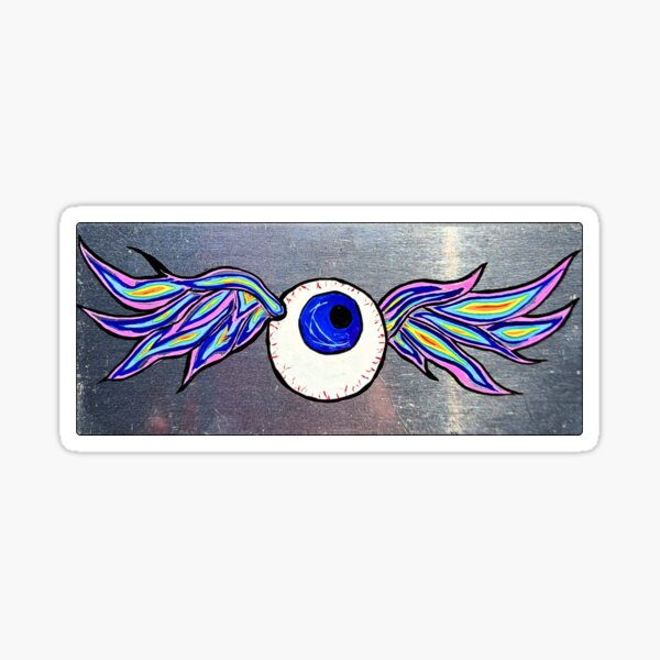 Feathered Angel Eye Sticker