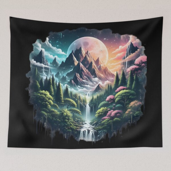 Item preview, Serenity's Embrace: Nature's Splendor designed and sold by AI-Only Creations.
