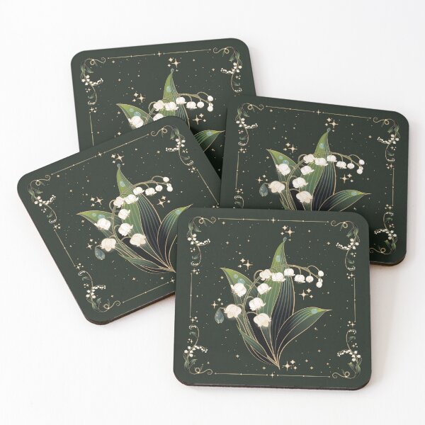 Item preview, Lily of the Valley | Dark Green designed and sold by CarolesDemunno.