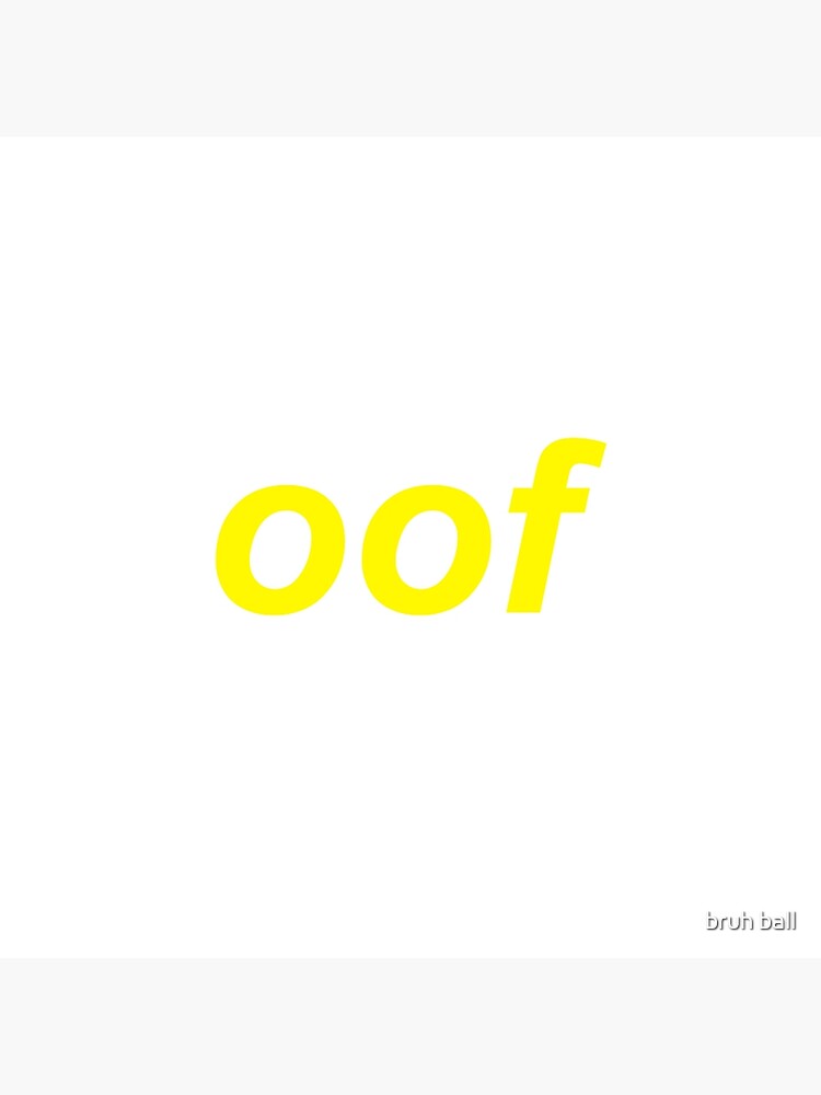 Oof Roblox Death Sound Meme Greeting Card By Cooki E Redbubble