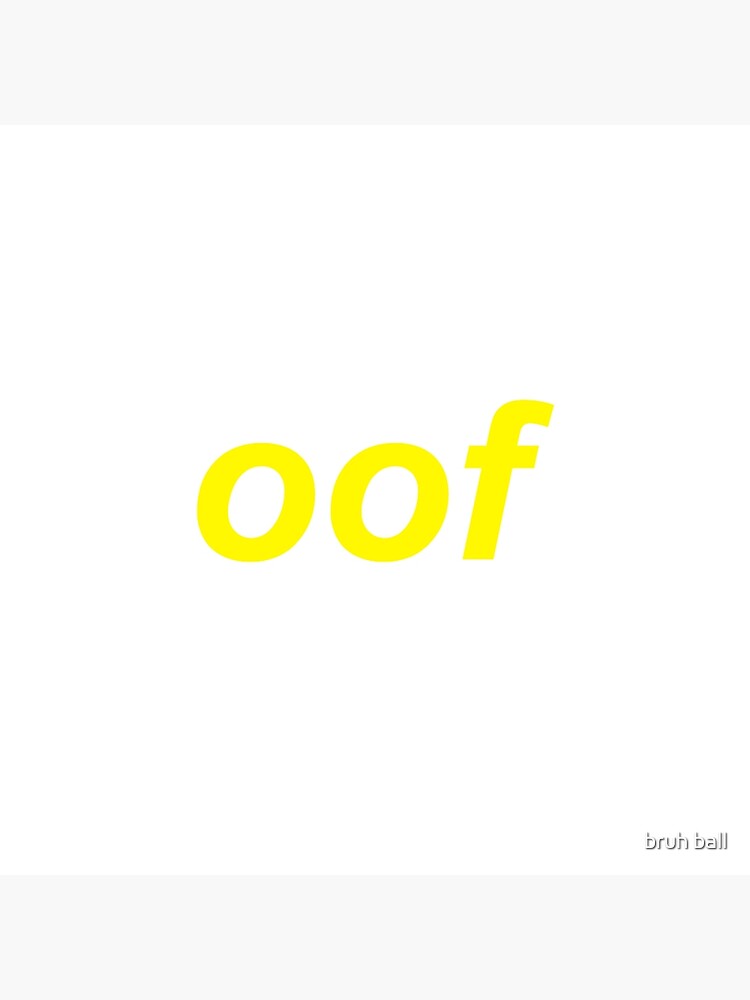 Oof Roblox Death Sound Meme Greeting Card By Cooki E Redbubble - oof roblox sound 10 hours