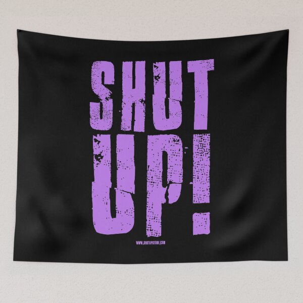 Item preview, Shut Up - Dark Shirt designed and sold by johnnyclap.