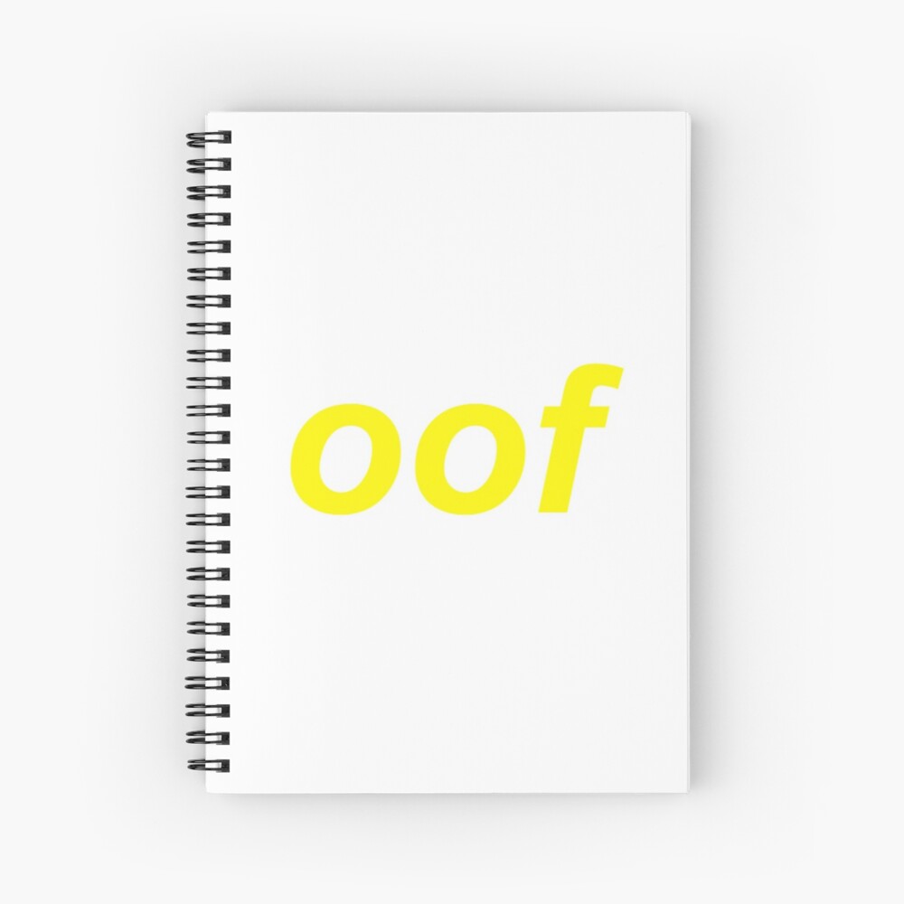 Cuaderno De Tapa Dura Oof Roblox Death Sound Meme De Cooki E Redbubble - oof roblox death sound meme camiseta ajustada