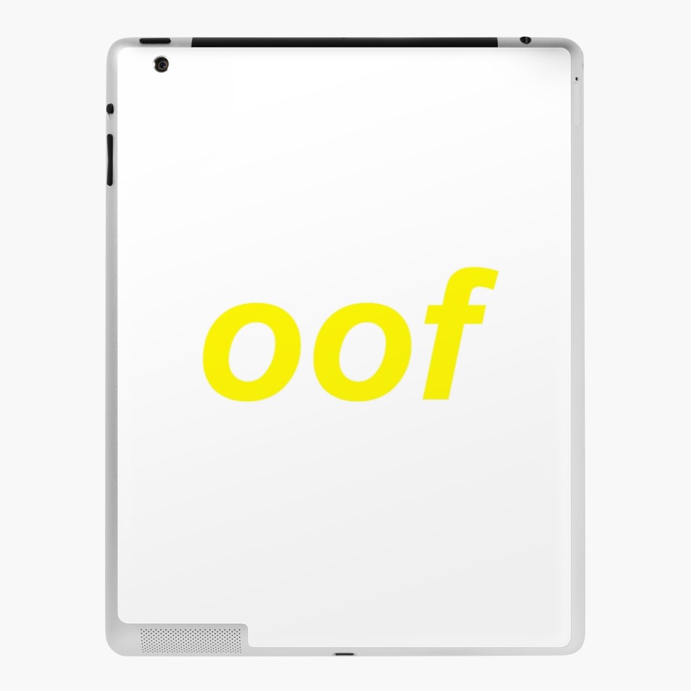 Oof Roblox Death Sound Meme Ipad Case Skin By Cooki E Redbubble - roblox volume not working ipad