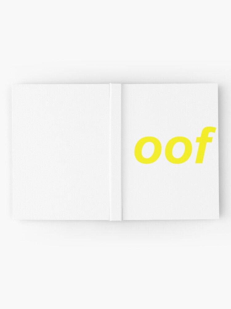 Oof Roblox Death Sound Meme Hardcover Journal By Cooki E Redbubble - roblox death sound oof meme