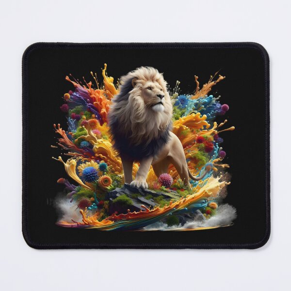 Item preview, Pride of the Wild: 3D Lion's Roar designed and sold by AI-Only Creations.