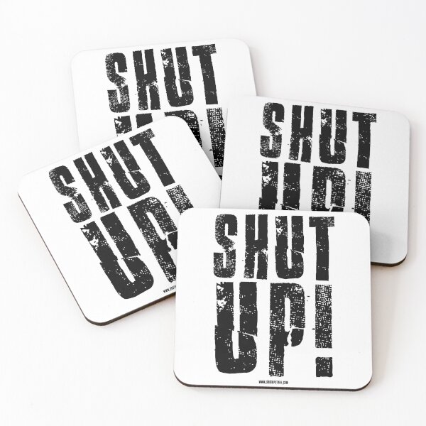 Item preview, Shut Up Light Shirt designed and sold by johnnyclap.
