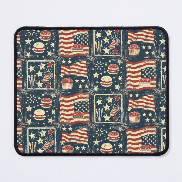 Item preview, Seamless Patterns.Digital Paper Independence USA, America Patriotic Fireworks Red White Blue. designed and sold by VppShop.