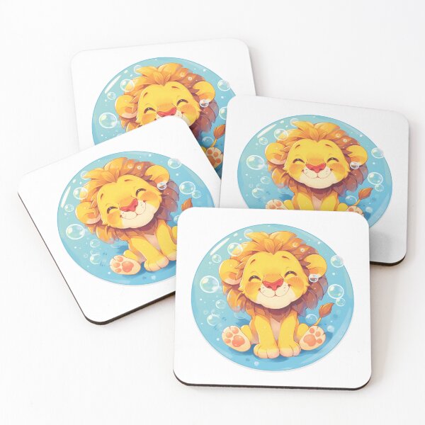 Item preview, Lion // Cute Lion art // Lions // children // Bubbles // Baby Lion designed and sold by SMARTKIT  DESIGNAGENCY.