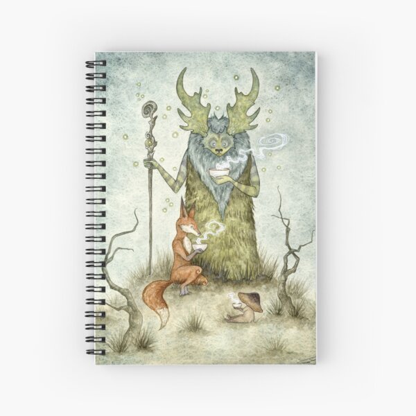 Item preview, Tea With The Forest Spirit designed and sold by AmyBrownArt.