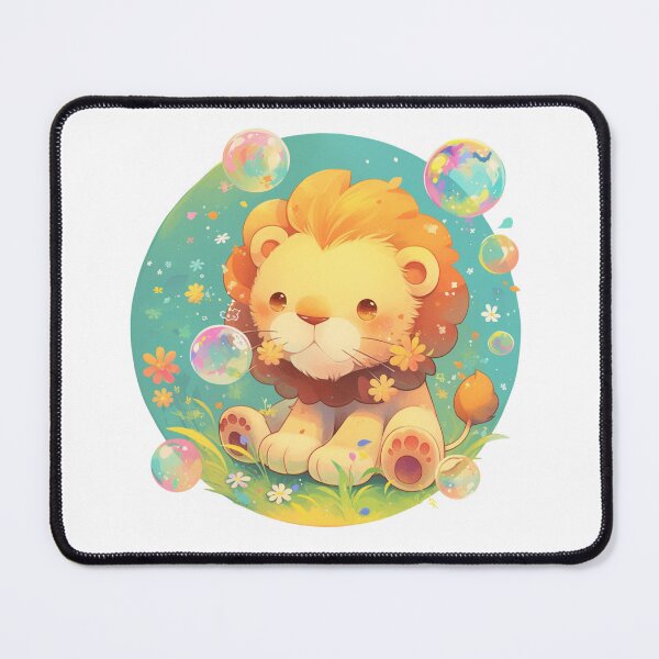 Item preview, Lion // Cute Lion art // Lions // children // Bubbles // Baby Lion designed and sold by SMARTKIT DESIGNAGENCY.