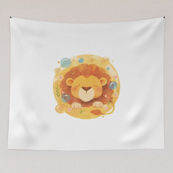 Item preview, Lion // Cute Lion art // Lions // children // Bubbles // Baby Lion designed and sold by SMARTKIT  DESIGNAGENCY.