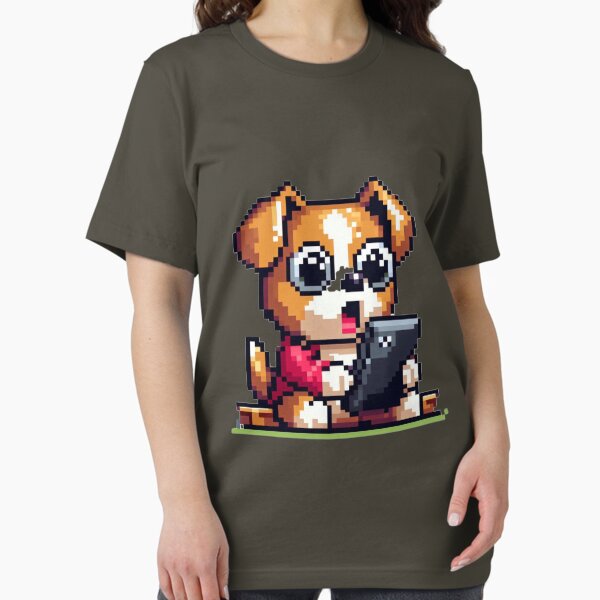 Item preview, Suprised Corgi Pixelart designed and sold by SilverLook48.