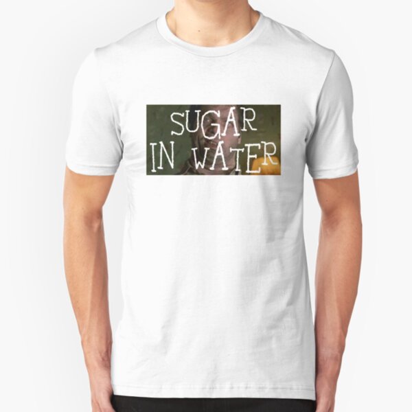 Edgar Sugar in Water MIB Transparent Letters Slim Fit T-Shirt