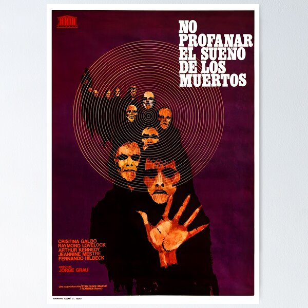 Item preview, Let Sleeping Corpses Lie 1974 Vintage Horror Poster (Spanish version) designed and sold by ArchimedesPrime.